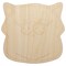 Unamused and Unhappy Cat Loaf Unfinished Wood Shape Piece Cutout for DIY Craft Projects